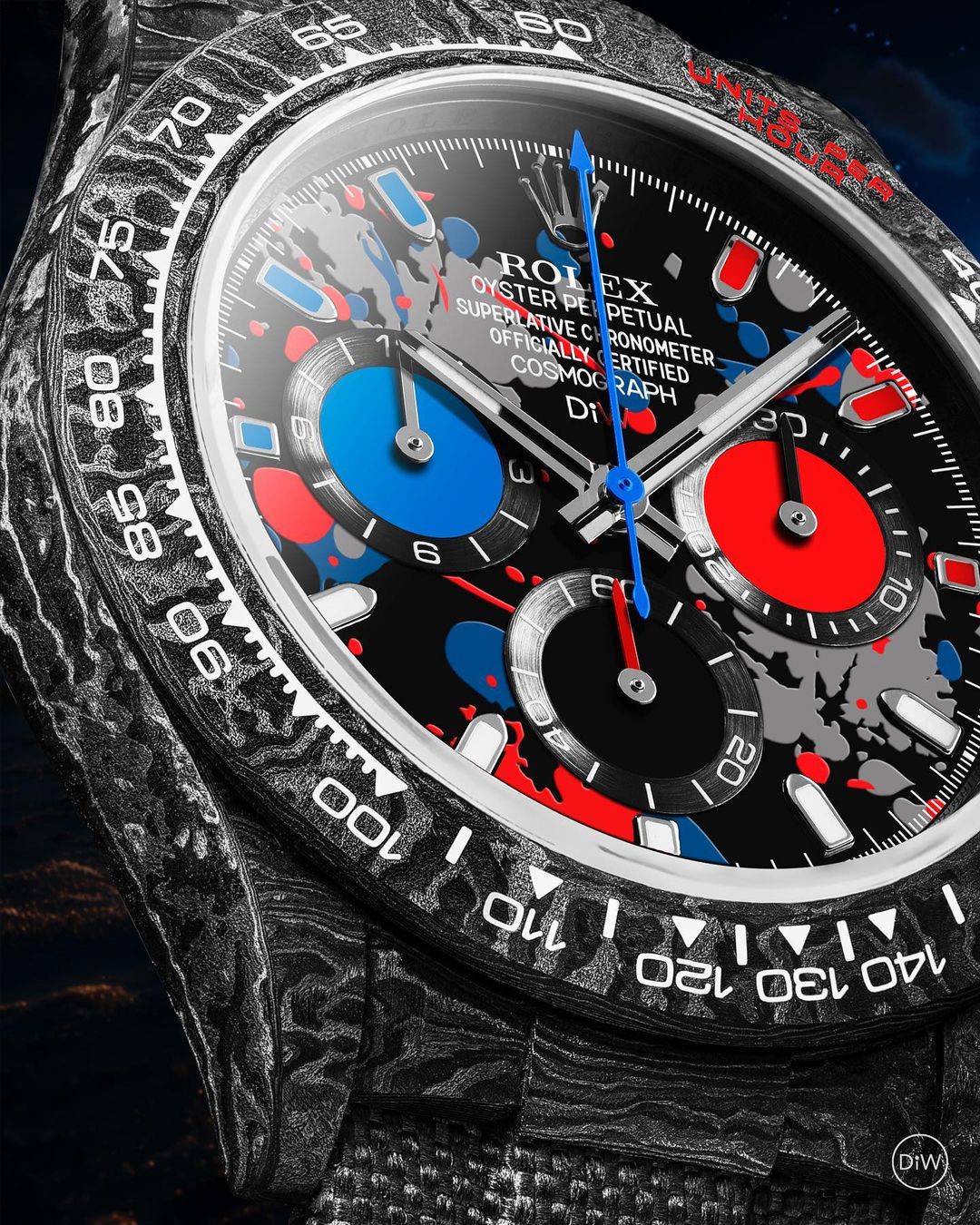 DiW Rolex PEPSI Daytona MOTLEY 3S 碳纖 勞力士地通拿 | WORLDTIMER