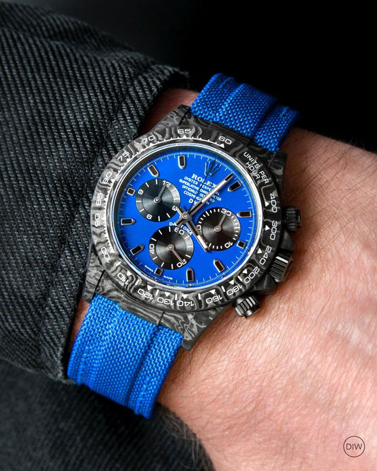 DiW Rolex Carbon Daytona “MIAMI BLUE" | WORLDTIMER