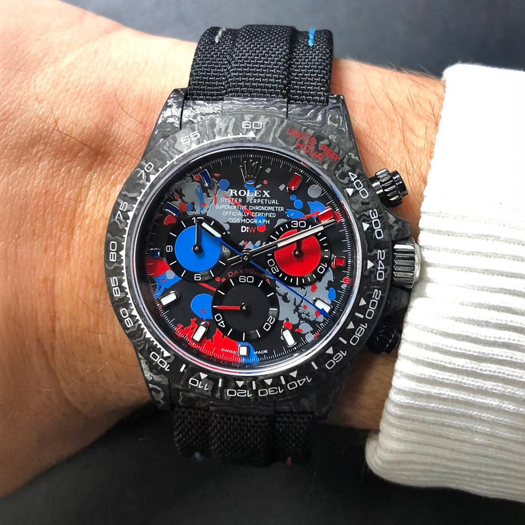 NTPT Carbon Rolex DiW Daytona PEPSI "MOTLEY 3S" 碳纖 勞力士 百事地通拿 | WORLDTIMER