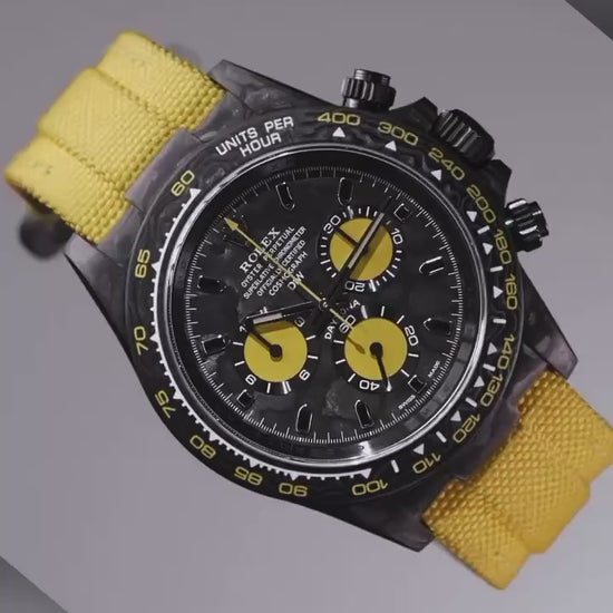 NTPT Carbon Rolex DiW Daytona LEMON EDITION 碳纤 劳力士 迪通拿 | WORLDTIMER