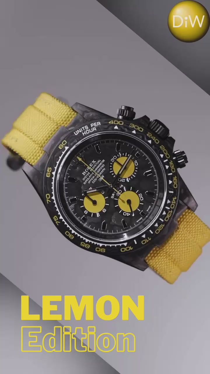 NTPT Carbon Rolex DiW Daytona LEMON EDITION 碳纤 劳力士 迪通拿 | WORLDTIMER