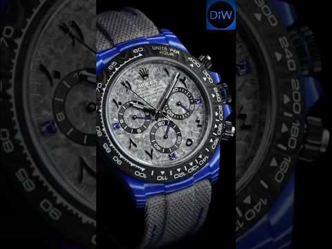 DiW Rolex Liquid Titanium Dial Daytona CarboQuartz 挑戰物理極限的 勞力士地通拿 - 液態鈦金屬的奇蹟 | WORLDTIMER