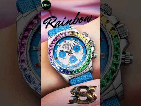 Rolex DiW Daytona "RAINBOW S" Quartz Fiber | WORLDTIMER