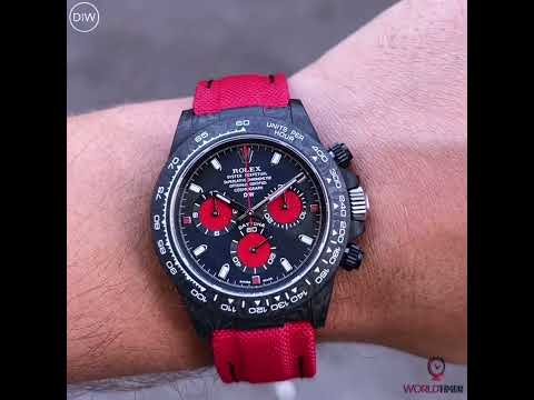 Rolex DiW Daytona “CARBON RED UNIQUE" 碳纖 勞力士 地通拿 | WORLDTIMER