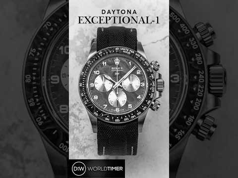 DiW Unleashes the Titanium Rolex Daytona Dream! 第一支 DiW 劳力士 迪通拿 使用钛和碳纤维制造的手表命名 EXCEPTIONAL-1 | WORLDTIMER