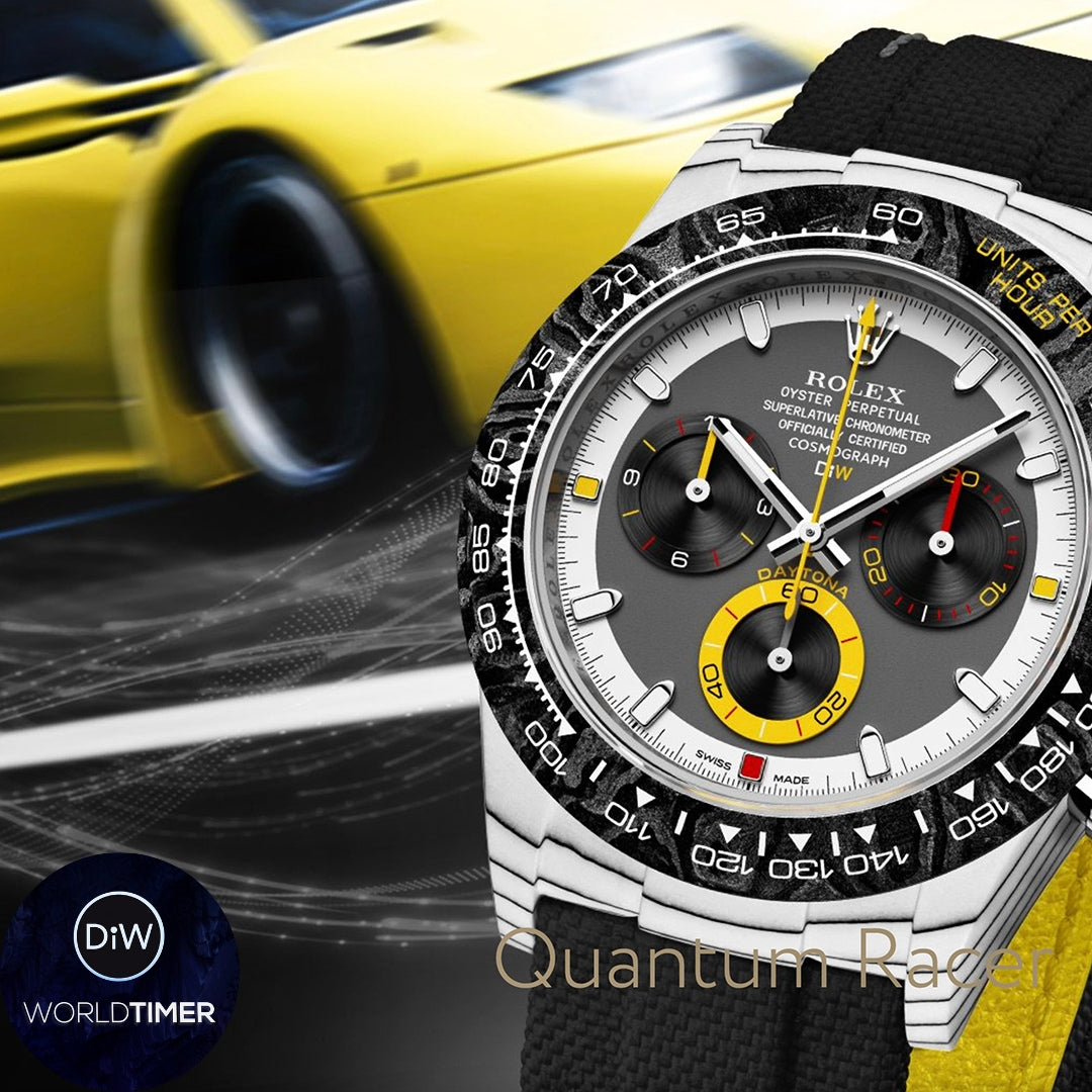 Rolex Daytona DiW QUANTUM RACER: Where Motorsport Meets Haute Horology 終極賽車靈感的 勞力士 DiW 地通拿 | WORLDTIMER