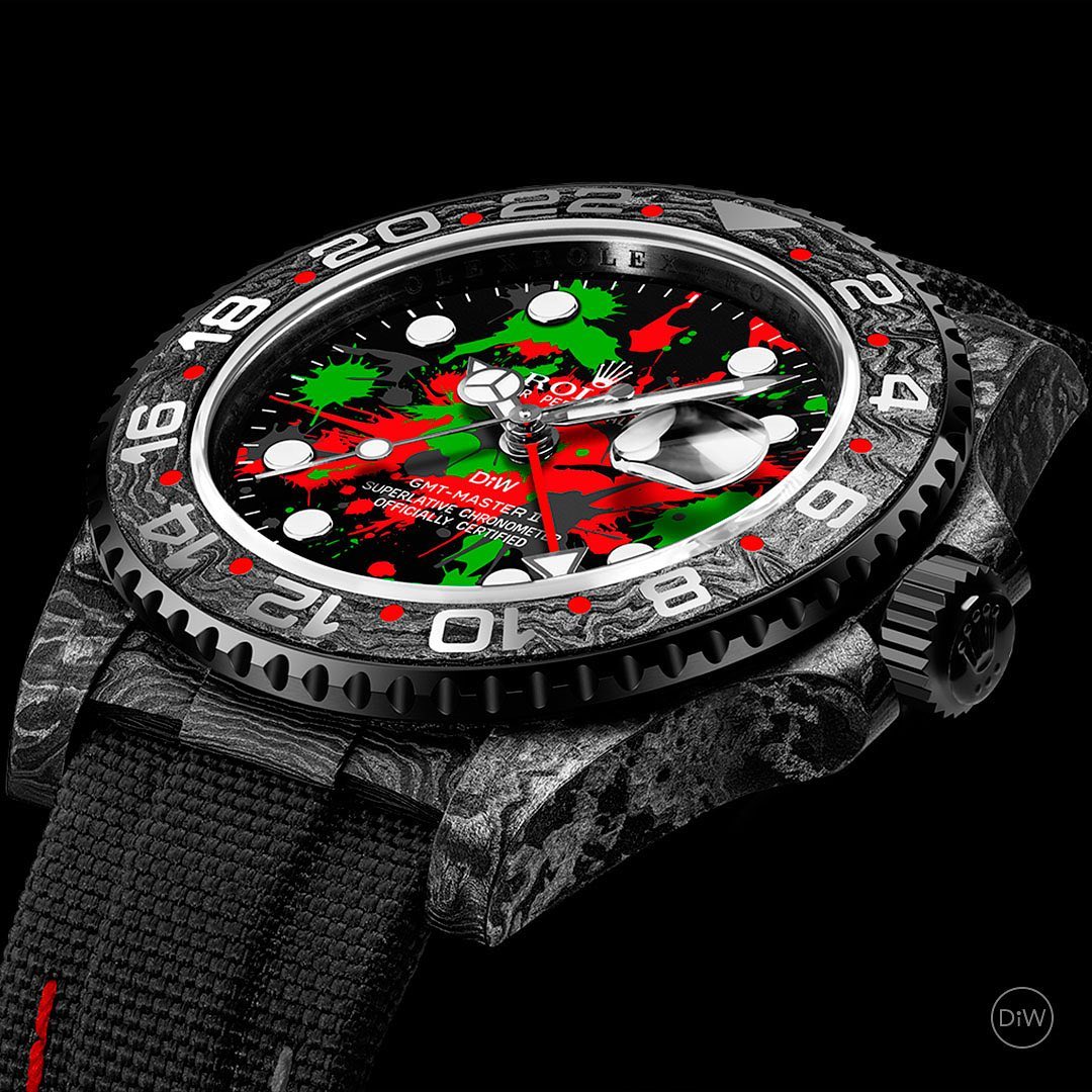 NTPT Carbon Rolex GMT Master 2 MOTLEY GMT 勞力士 格林尼治型 DiW | WORLDTIMER