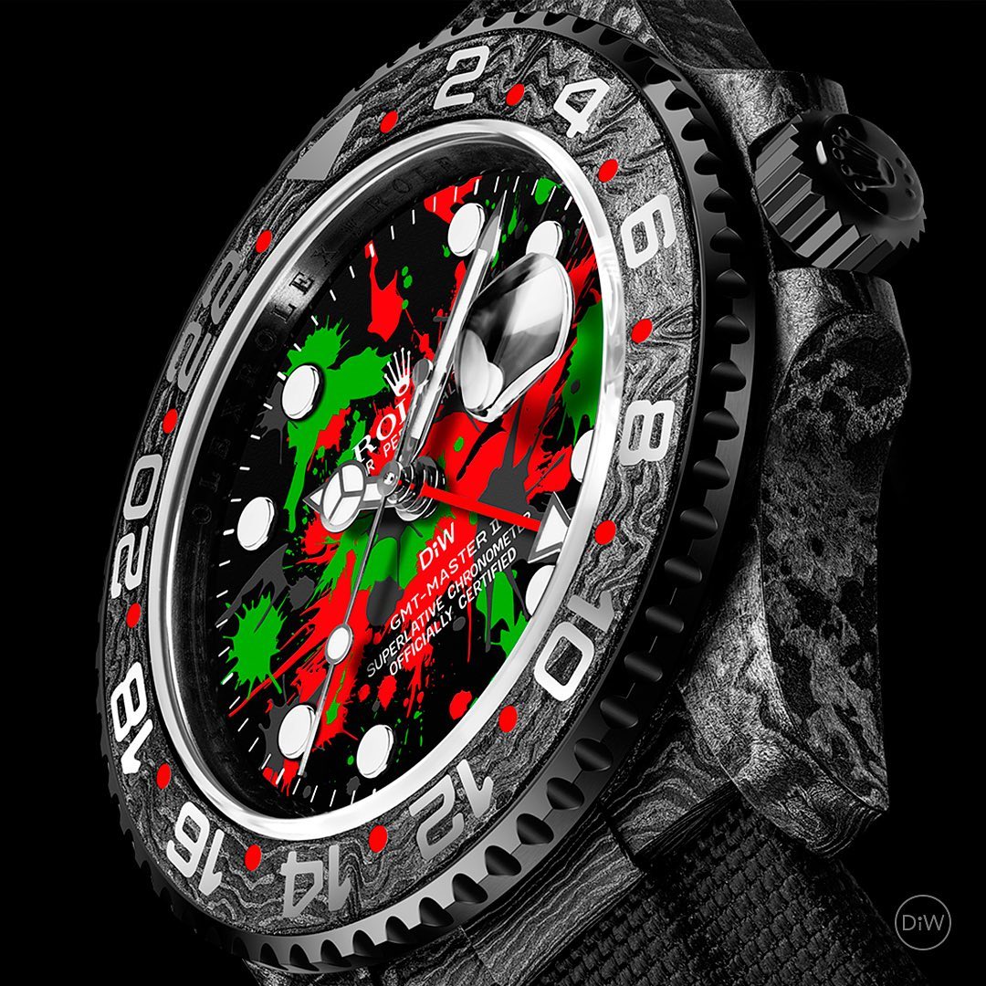 NTPT Carbon Rolex GMT Master 2 MOTLEY GMT 勞力士 格林尼治型 DiW | WORLDTIMER