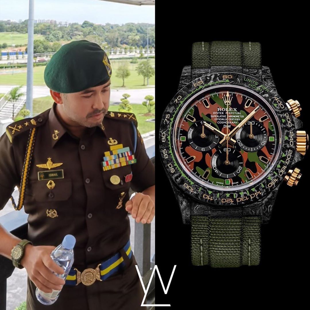 DiW Carbon Rolex Daytona "MILITARY GREEN UNIQUE 1" | WORLDTIMER