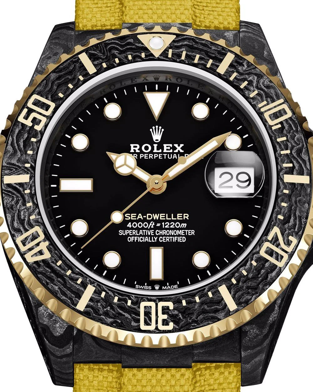 DiW FARFETCH Rolex Sea Dweller OG YELLOW | WORLDTIMER