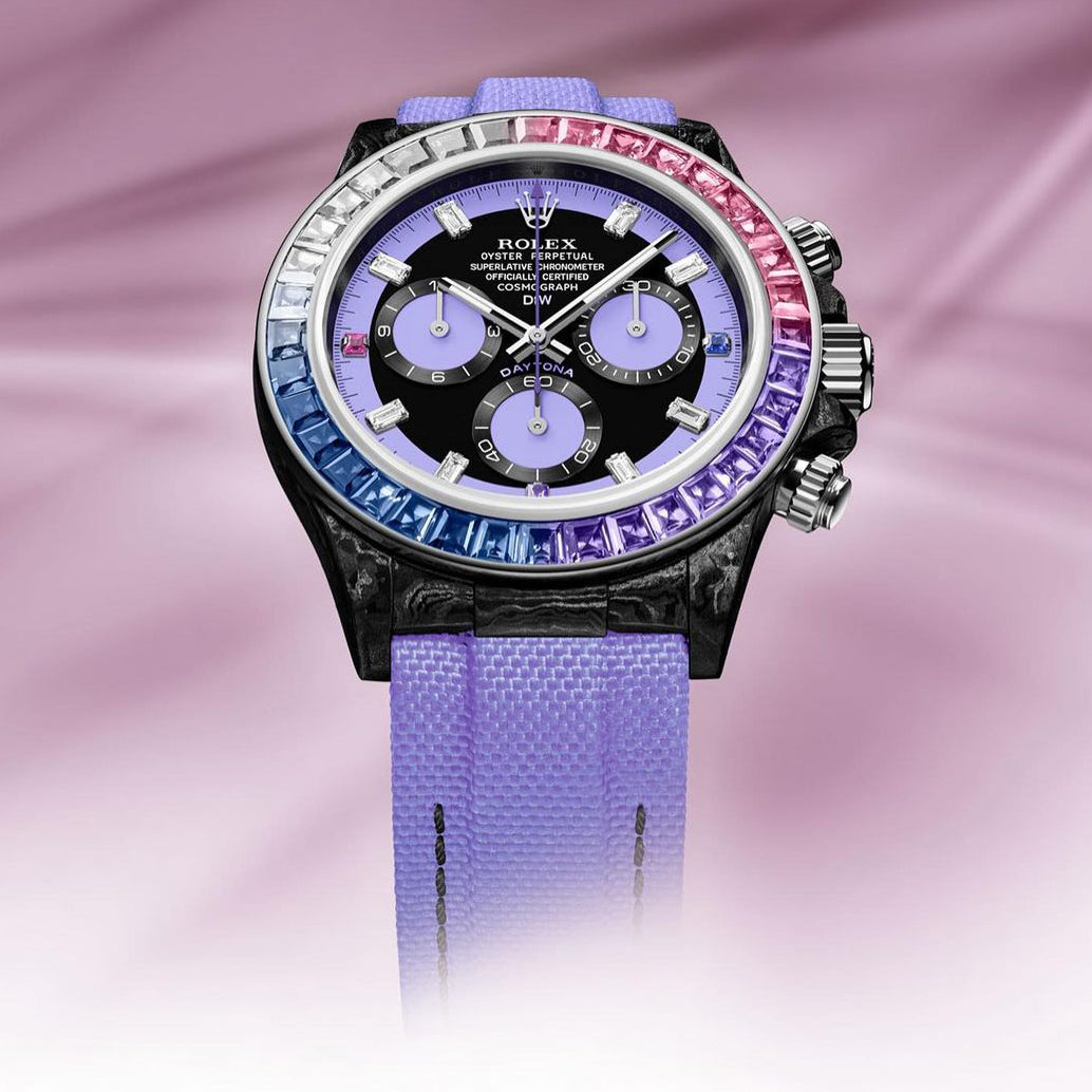 Rolex DiW Daytona RAINBOW VIOLET 勞力士地通拿 DiW | WORLDTIMER