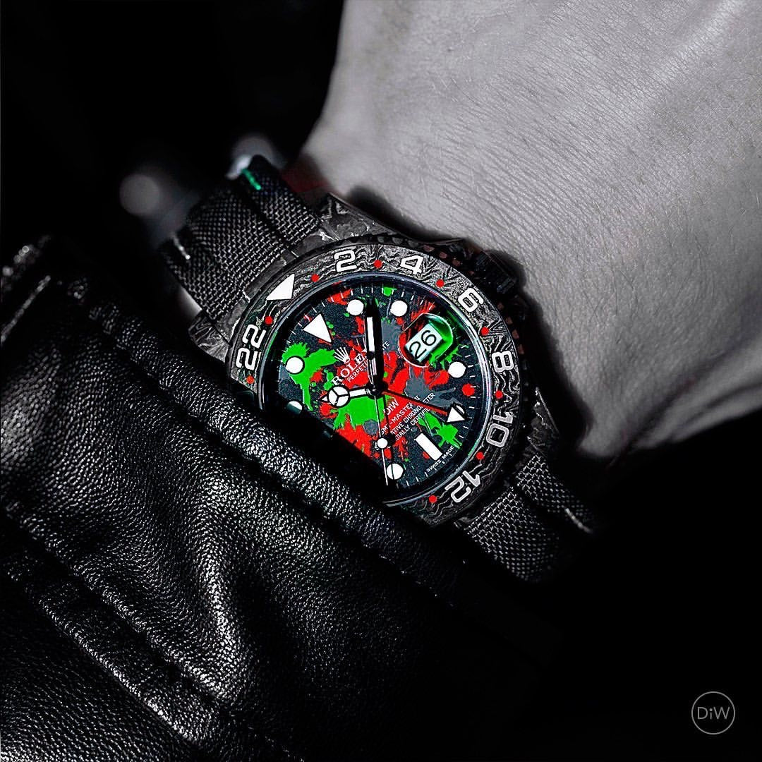 NTPT Carbon Rolex GMT Master 2 MOTLEY GMT 勞力士 格林尼治型 DiW | WORLDTIMER