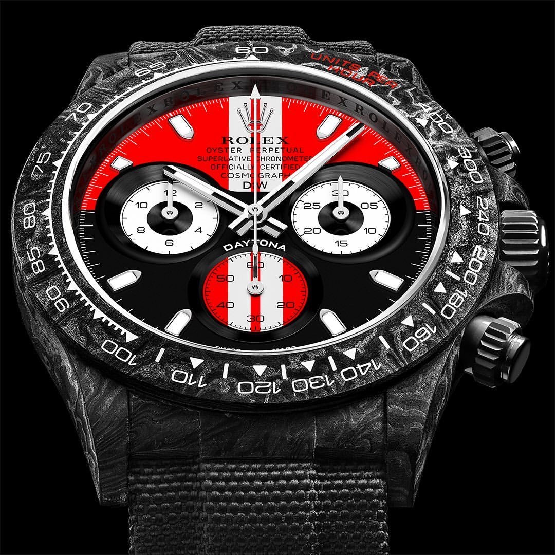 NTPT Carbon Rolex DiW Daytona GT RED 勞力士 地通拿 DiW | WORLDTIMER