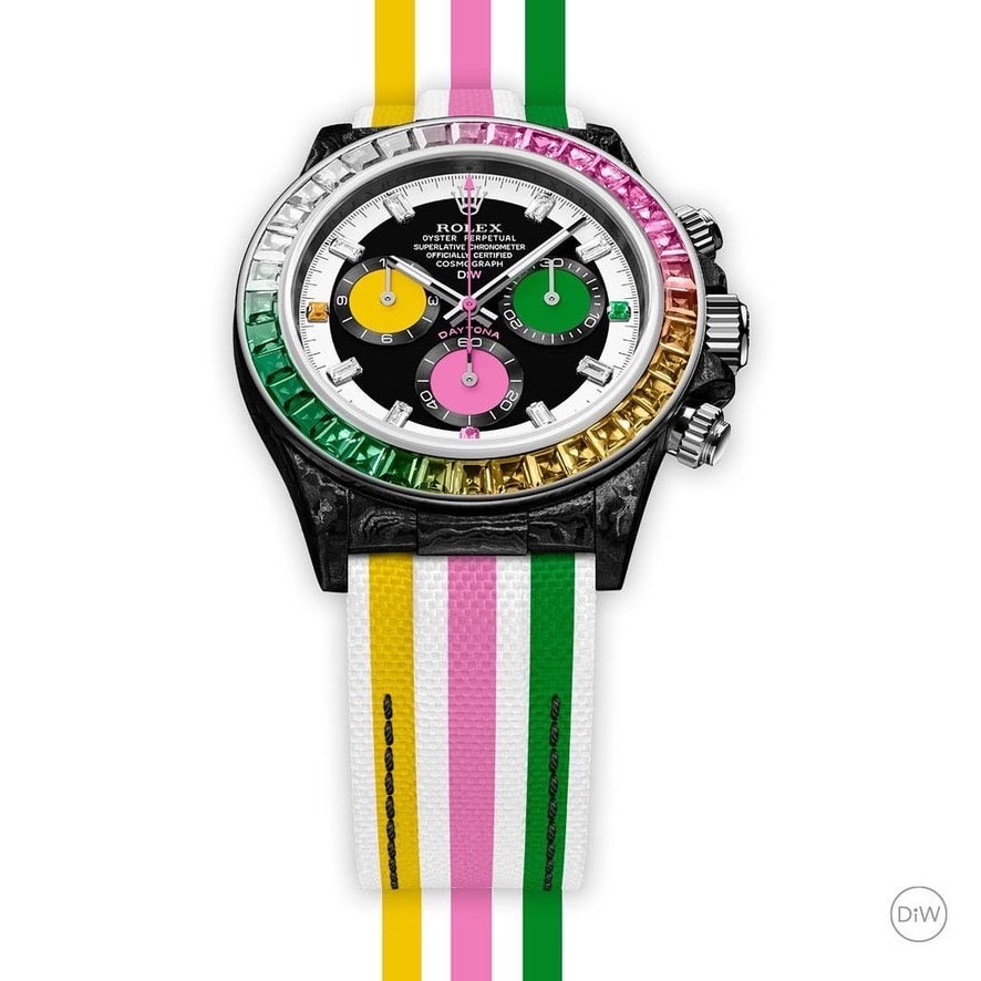 Rolex DiW Daytona RAINBOW CANDY 勞力士 地通拿 DiW | WORLDTIMER