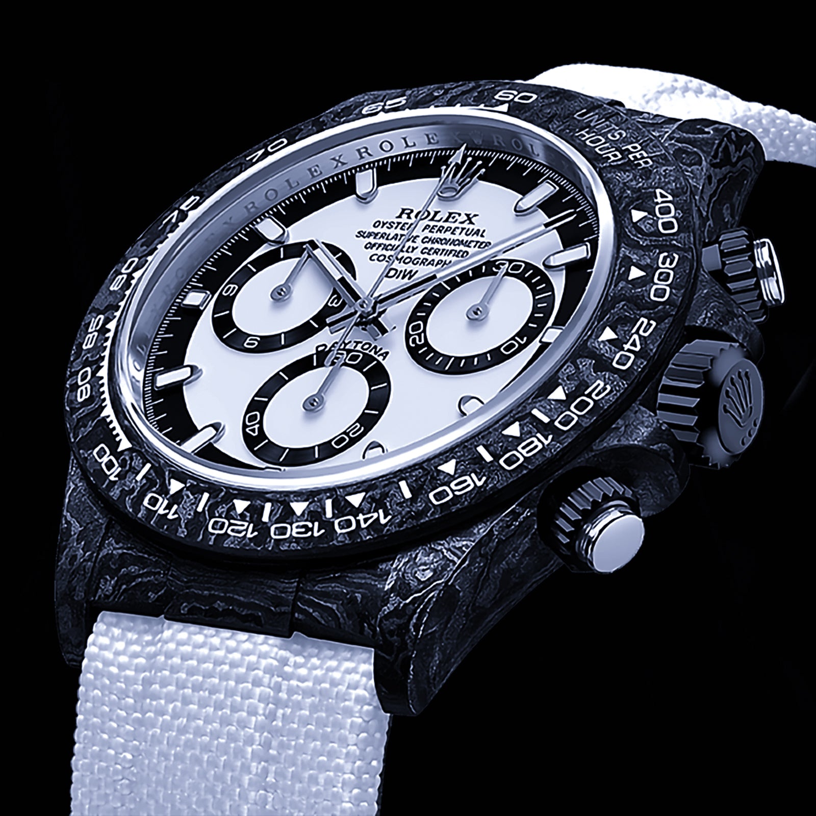 Rolex DiW Carbon Daytona CREAM V2 | WORLDTIMER