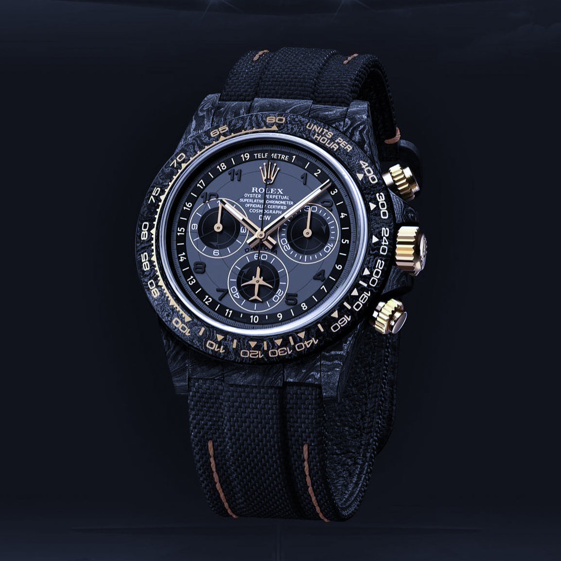 NTPT 碳纖 勞力士 地通拿 NTPT Carbon Rolex Daytona AVIA GREY | WORLDTIMER