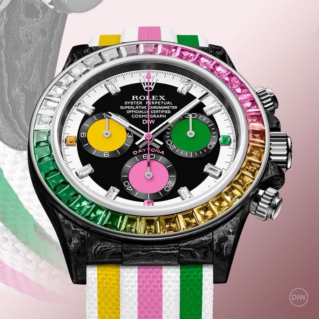 Rolex DiW Daytona RAINBOW CANDY 勞力士 地通拿 DiW | WORLDTIMER