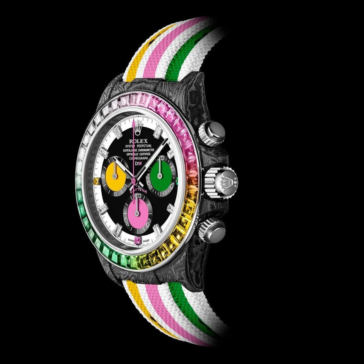 Rolex DiW Daytona RAINBOW CANDY 勞力士 地通拿 DiW | WORLDTIMER