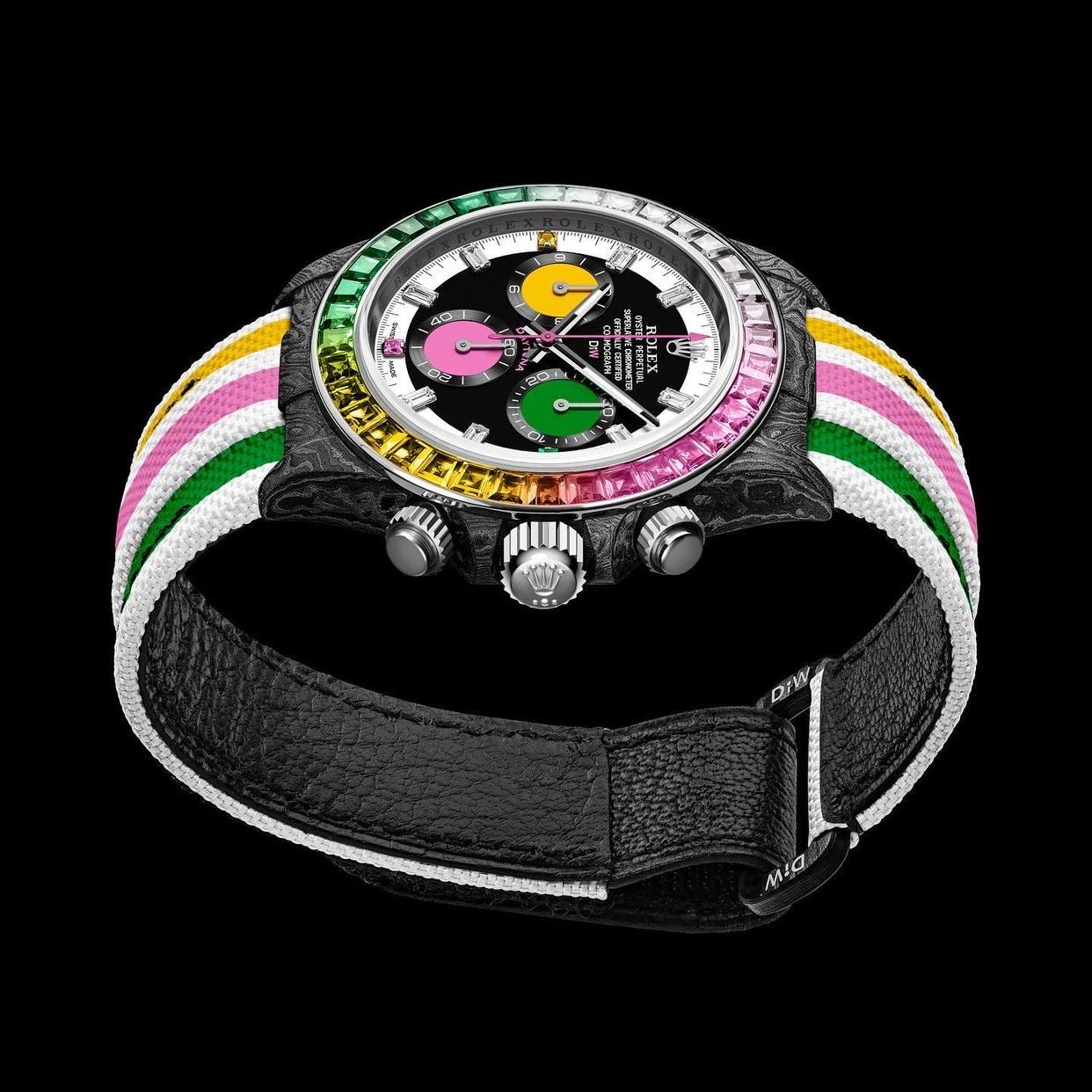 Rolex DiW Daytona RAINBOW CANDY 勞力士 地通拿 DiW | WORLDTIMER