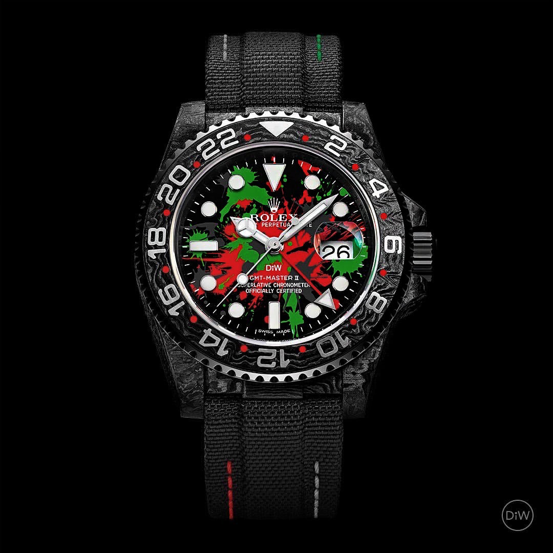 NTPT Carbon Rolex GMT Master 2 MOTLEY GMT 勞力士 格林尼治型 DiW | WORLDTIMER