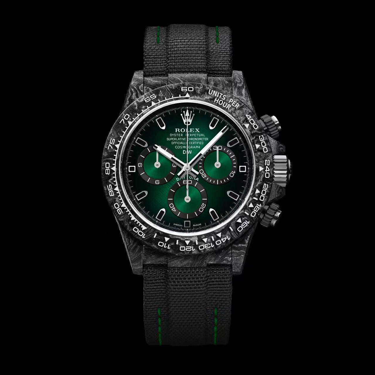 Rolex DiW 勞力士 "Color Changing" Daytona "GRADIENT GREEN SILVER" | WORLDTIMER