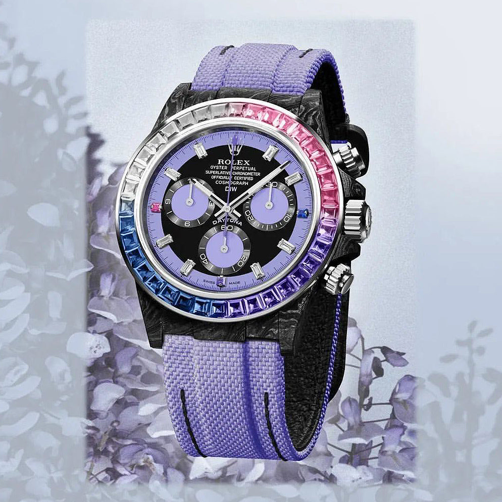 Rolex DiW Daytona RAINBOW VIOLET 勞力士地通拿 DiW | WORLDTIMER