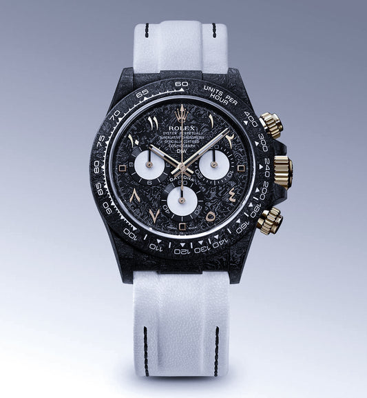 DiW Rolex Carbon Daytona "BLACK & WHITE" | WORLDTIMER