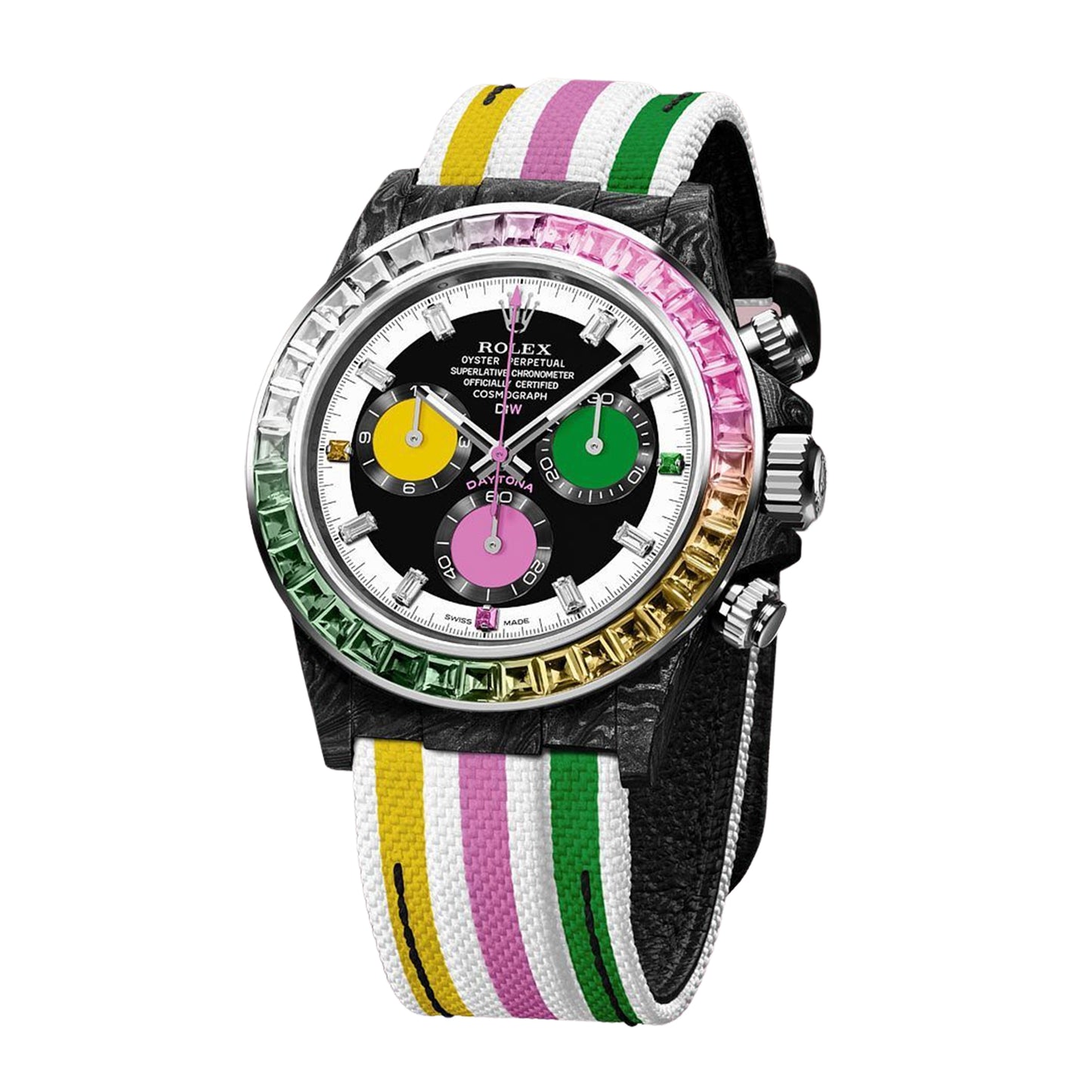 Rolex DiW Daytona RAINBOW CANDY 勞力士 地通拿 DiW | WORLDTIMER