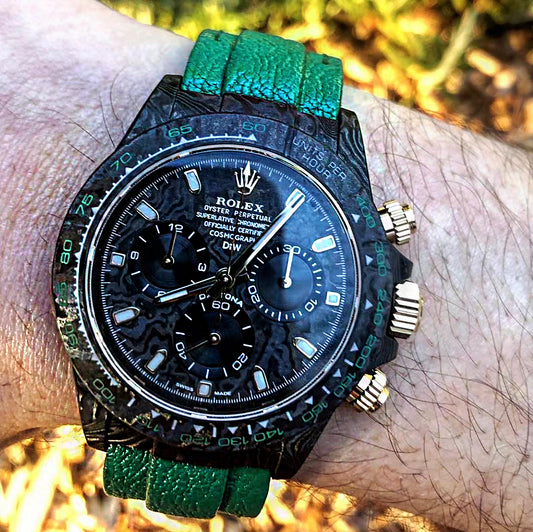 NTPT Carbon Rolex DiW Daytona EMERALD 勞力士 地通拿 DiW | WORLDTIMER