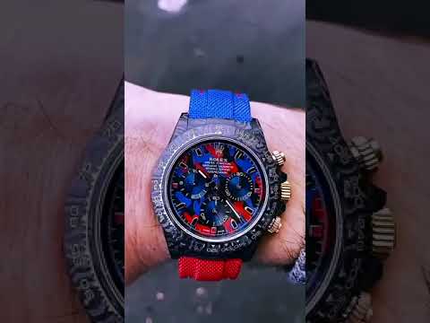 NTPT Carbon Rolex DiW Daytona MILITARY RED 勞力士 地通拿 DiW | WORLDTIMER