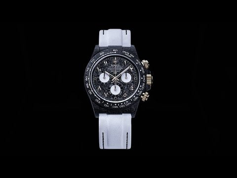 NTPT Carbon Rolex DiW Daytona "BLACK & WHITE" | WORLDTIMER