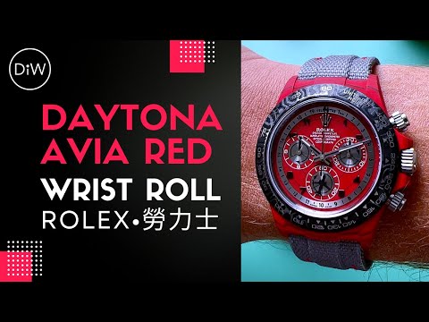 Rolex DiW Daytona AVIA RED Quartz Fiber 勞力士地通拿 | WORLDTIMER