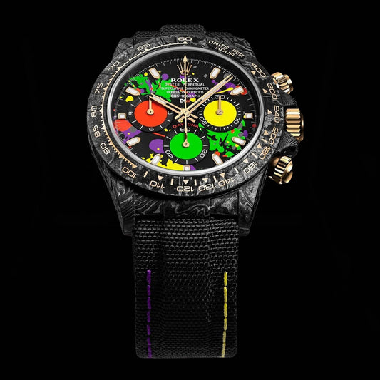 Rolex DiW 勞力士 Ultimate Top Model MOTLEY Carbon Daytona | WORLDTIMER